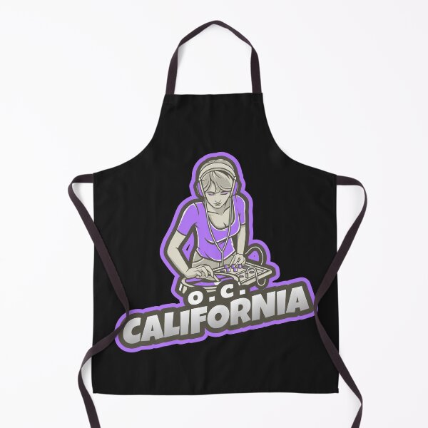 Item preview, O.C. California Lady DJ SPINNIN Orange County California designed and sold by BestCoolStuff.