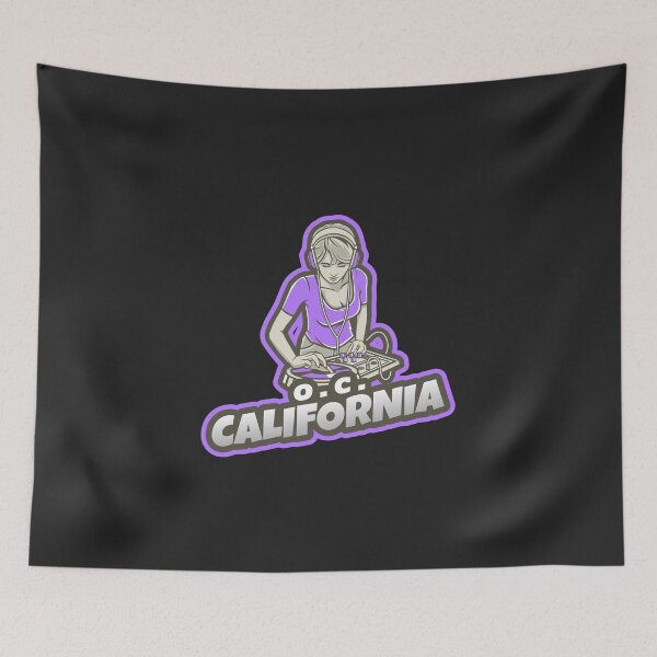 Item preview, O.C. California Lady DJ SPINNIN Orange County California  designed and sold by BestCoolStuff.