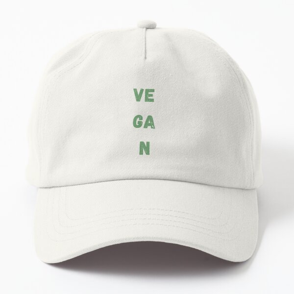 Simple Vegan Eye Chart - Green Dad Hat