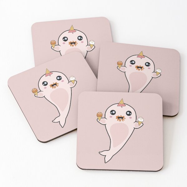 Item preview, Baby Narwhal eating ice cream designed and sold by SKdarealshop.