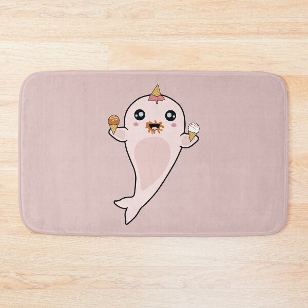 Item preview, Baby Narwhal eating ice cream designed and sold by SKdarealshop.