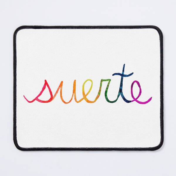 Item preview, Suerte (Good Luck) Rainbow Watercolor designed and sold by designcardinal.