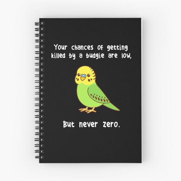 Item preview, Budgie Never Zero designed and sold by Clara Hollins.