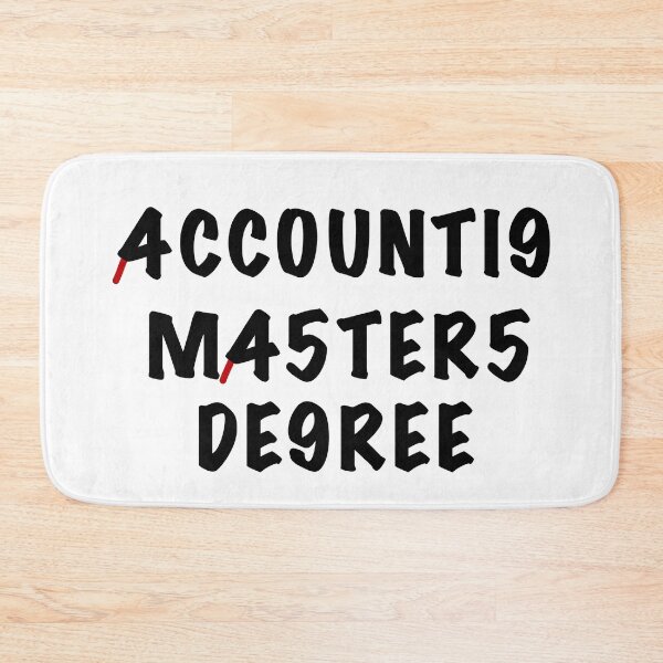 Item preview, Accounting masters degree designed and sold by Dinashop.