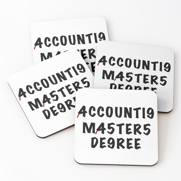 Item preview, Accounting masters degree designed and sold by Dinashop.