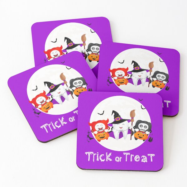 Item preview, Molars Teeth Trick Or Treat Spooky Funny Dental Halloween Graduation Squad Dentist Halloween Costume Gift Idea designed and sold by NOorYES.