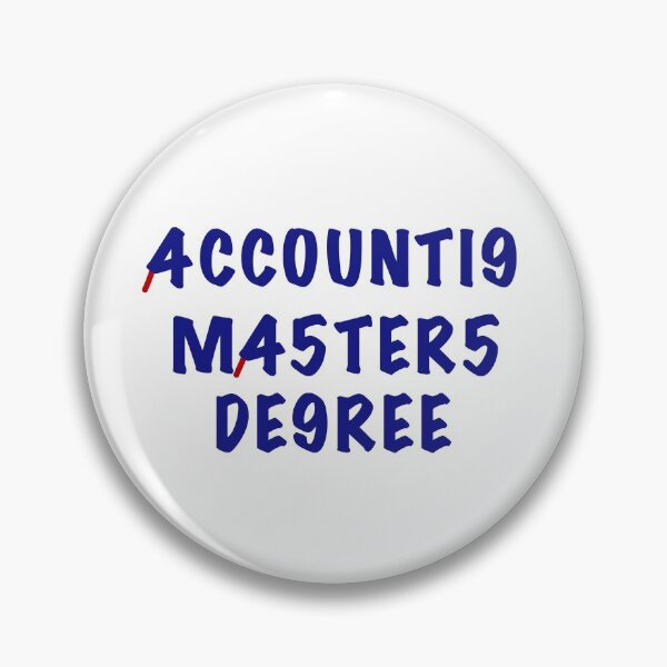 Item preview, Accounting masters degree designed and sold by Dinashop.