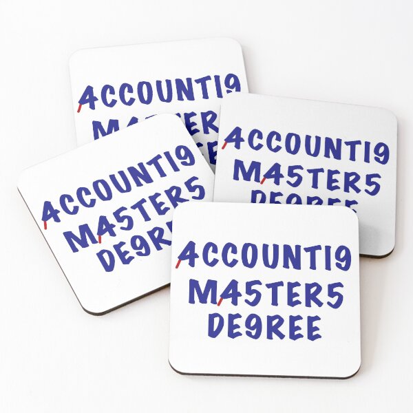Item preview, Accounting masters degree designed and sold by Dinashop.