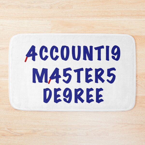 Item preview, Accounting masters degree designed and sold by Dinashop.