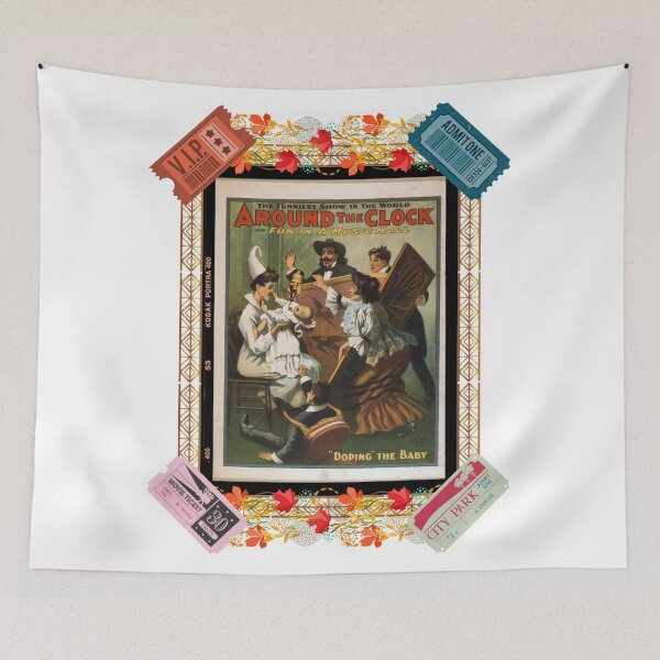 Item preview, Musical theater poster : Around the clock, or fun in a music hall the funniest show in the world. designed and sold by AdvanceDesign.