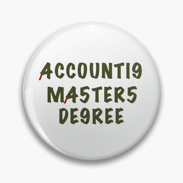 Item preview, Accounting masters degree designed and sold by Dinashop.
