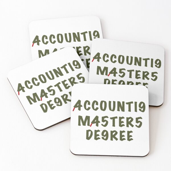Item preview, Accounting masters degree designed and sold by Dinashop.