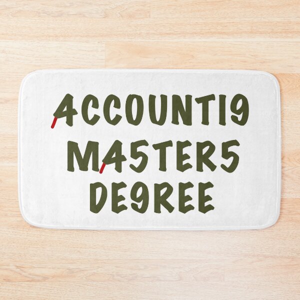 Item preview, Accounting masters degree designed and sold by Dinashop.