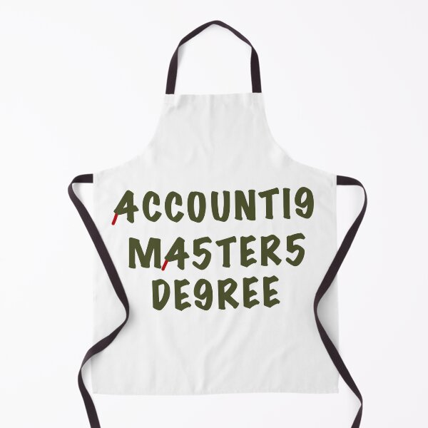 Item preview, Accounting masters degree designed and sold by Dinashop.