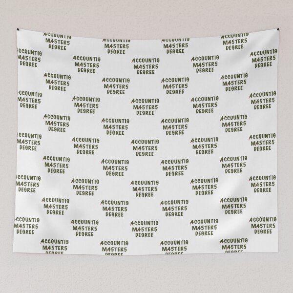 Item preview, Accounting masters degree designed and sold by Dinashop.