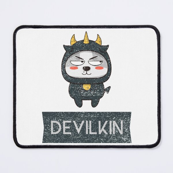Item preview, Devilkin- cute little devil baby dog with horns designed and sold by josephsteez.