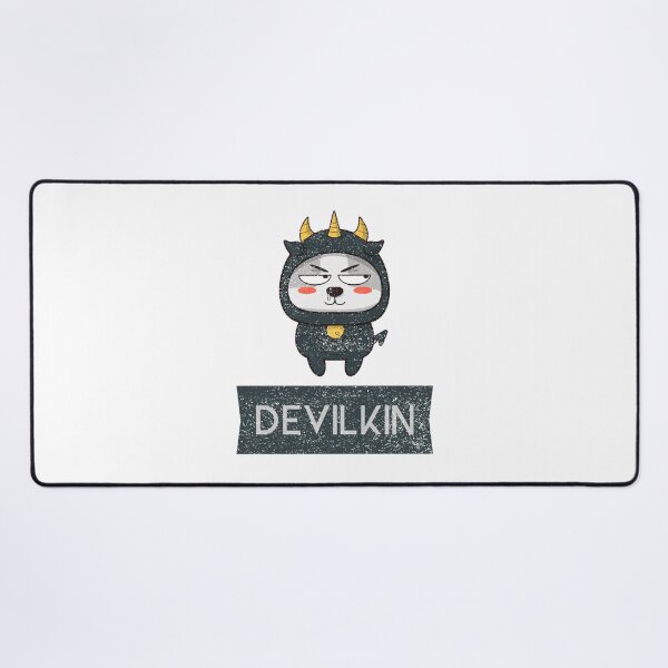 Item preview, Devilkin- cute little devil baby dog with horns designed and sold by josephsteez.