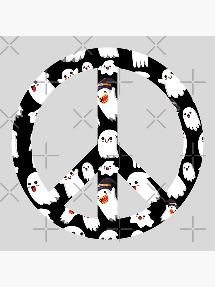 “Ghost Peace Sign” Poster for Sale by JABG-01 | Redbubble