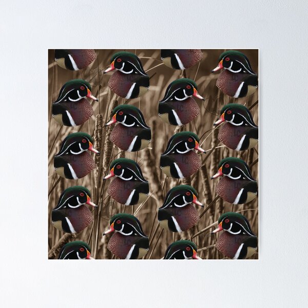 Item preview, Duck Hunting Wood Duck Camoufage Design for Duck Hunters and Waterfowl Lovers designed and sold by LifeCrush.