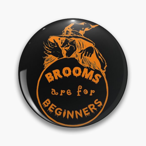 Item preview, Brooms Are For Beginners- halloween baskets for college students designed and sold by The Nova Prints .