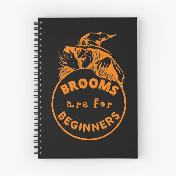 Item preview, Brooms Are For Beginners- halloween baskets for college students designed and sold by The Nova Prints .