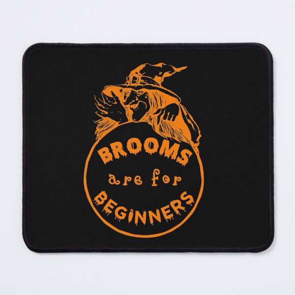 Item preview, Brooms Are For Beginners- halloween baskets for college students designed and sold by The Nova Prints .