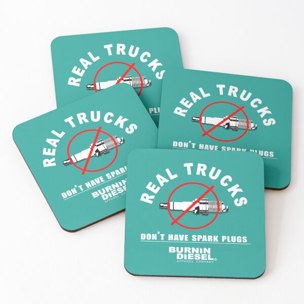 Item preview, Real Trucks Dont Have Spark Plugs Diesel Trucks   designed and sold by MarlodesignCo.