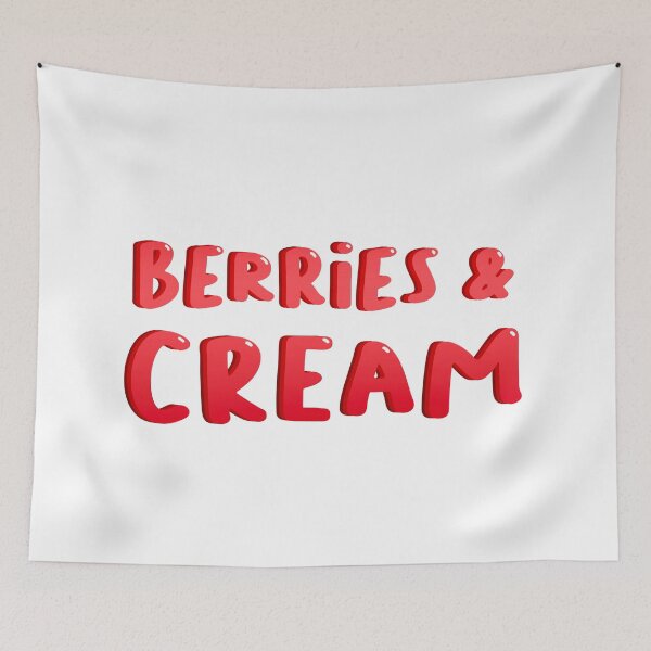 Item preview, Berries and Cream - TikTok Meme designed and sold by quoteedesigns.