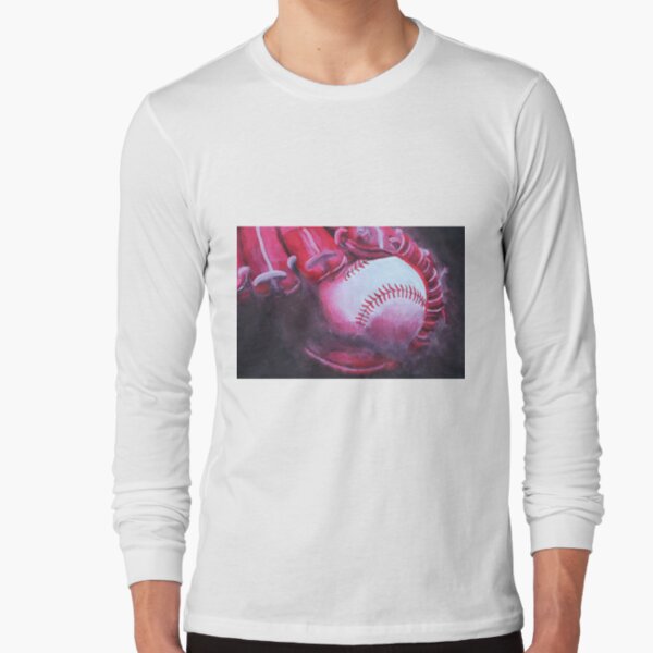 Monochromatic Ball & Glove Long Sleeve T-Shirt