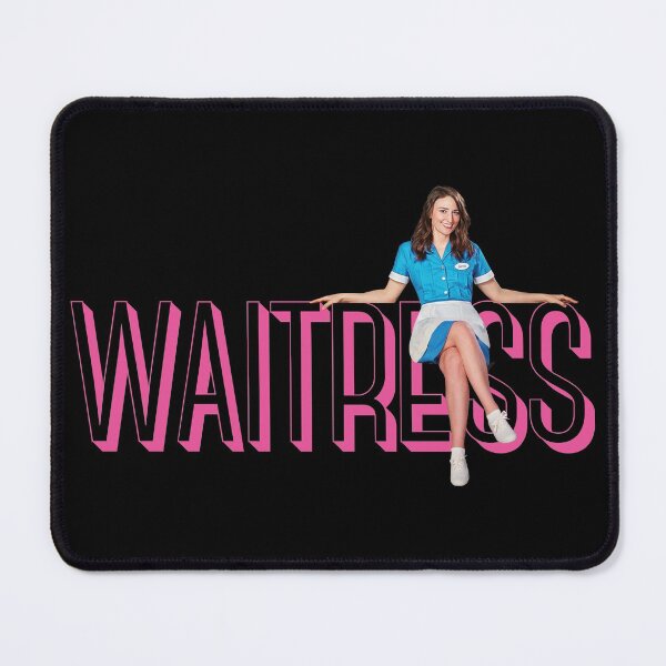 Item preview, Sara Bareilles sitting on Waitress the Musical logo - Broadway, West End designed and sold by westendwilly.