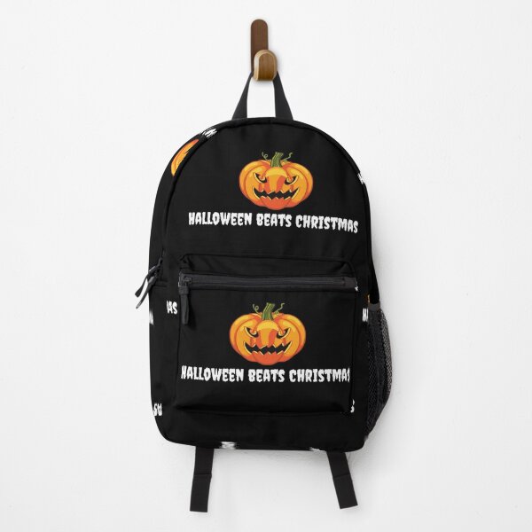 Item preview, Halloween beats Christmas - Halloween pumpkin design designed and sold by Witfulwisdom.