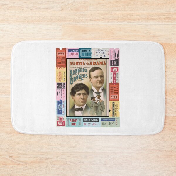 Item preview, Musical theater poster : B.E. Forrester presents Yorke & Adams in the musical comedy success Bankers and brokers by Aaron Hoffman designed and sold by AdvanceDesign.