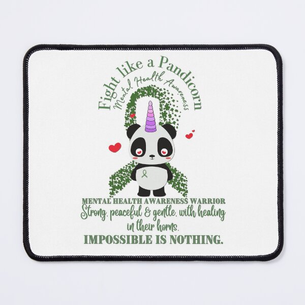 Item preview, Mental Health Awareness Fight Like a Pandicorn designed and sold by JustaGurli.
