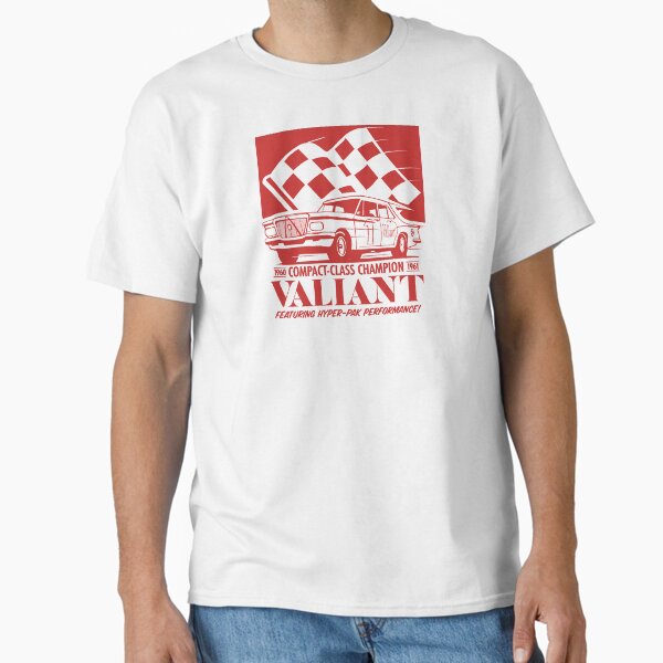 Item preview, Valiant - Compact-Class Champion (Red on White) designed and sold by Justin Ellis.