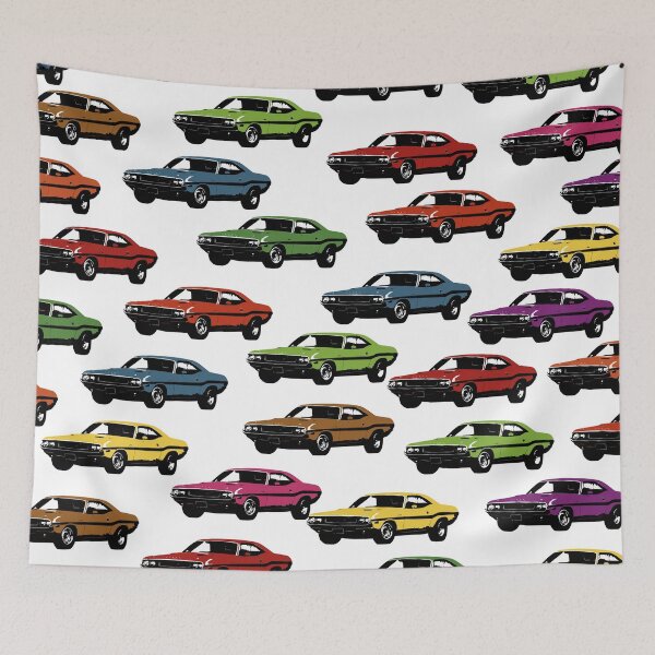 Item preview, Colors 70 Muscle Car Pattern designed and sold by CoolRide.