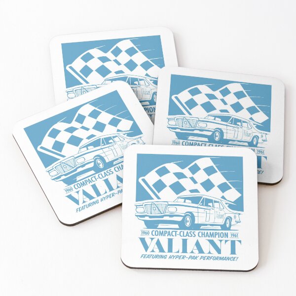Item preview, Valiant - Compact-Class Champion (Blue on White) designed and sold by Justin Ellis.