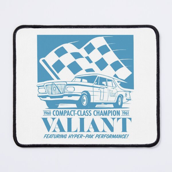 Item preview, Valiant - Compact-Class Champion (Blue on White) designed and sold by Justin Ellis.