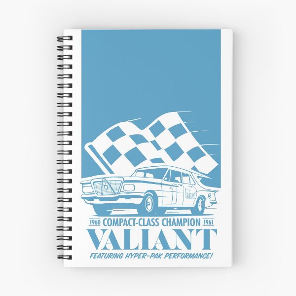 Item preview, Valiant - Compact-Class Champion (Blue on White) designed and sold by Justin Ellis.