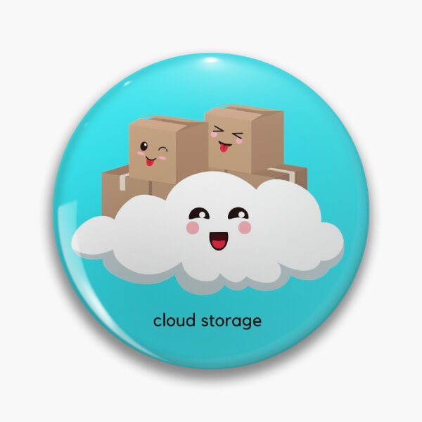 Item preview, Cloud Storage - cute cloud and cardboard box design designed and sold by sugarrosekitch.