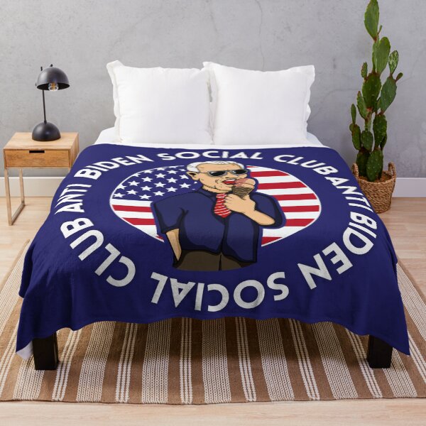 Item preview, Anti Biden Social Club Funny Presidential Patriotic Graphic designed and sold by SandblockBass.