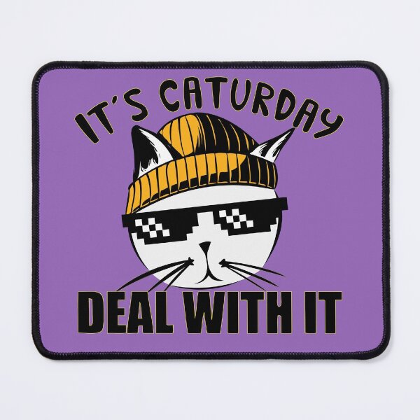 Item preview, Its Caturday designed and sold by GarBearDesigns.