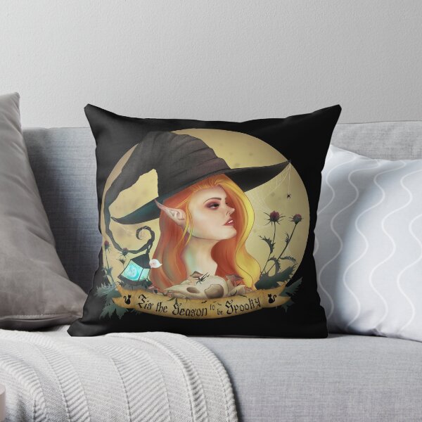 Spooky Season Throw Pillow