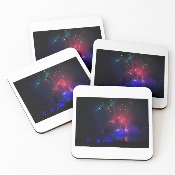 Item preview, Fireworks neon retro vintage designed and sold by abstramind.
