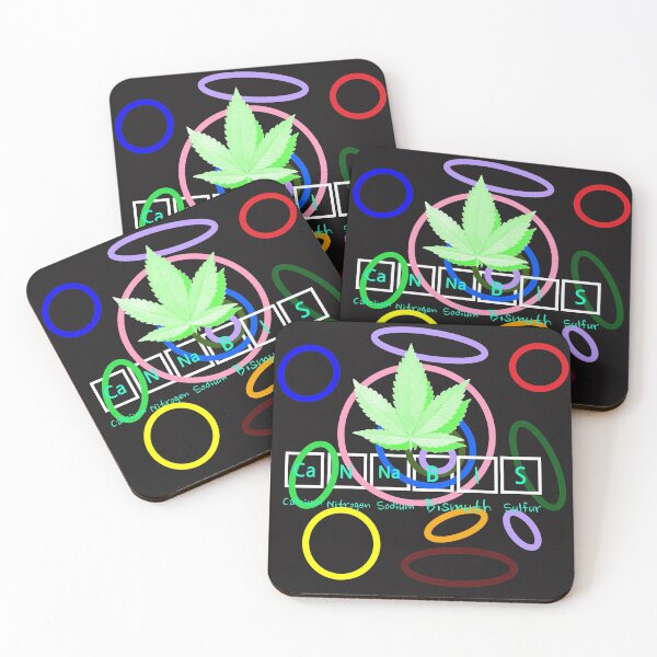 Aperçu de l'œuvre tableau périodique chanvre amour créée et vendue par CannaGranny™ .