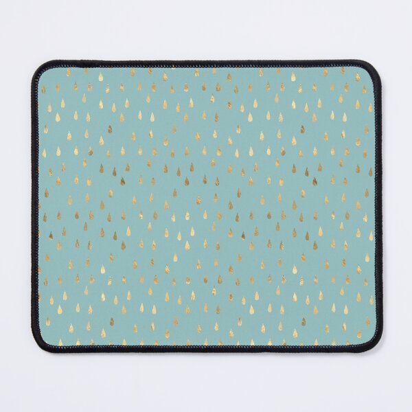 Item preview, Gold drops on teal designed and sold by Brian Kroijer.