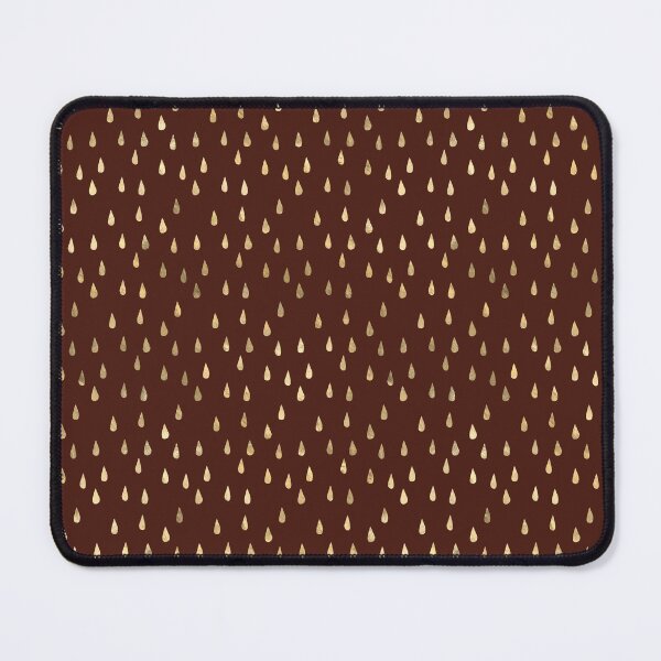 Item preview, Gold drops on Brown designed and sold by Brian Kroijer.