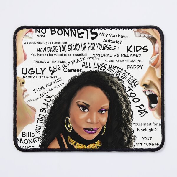 Item preview, Struggles of a Black  Woman designed and sold by CCArtisticStyle.