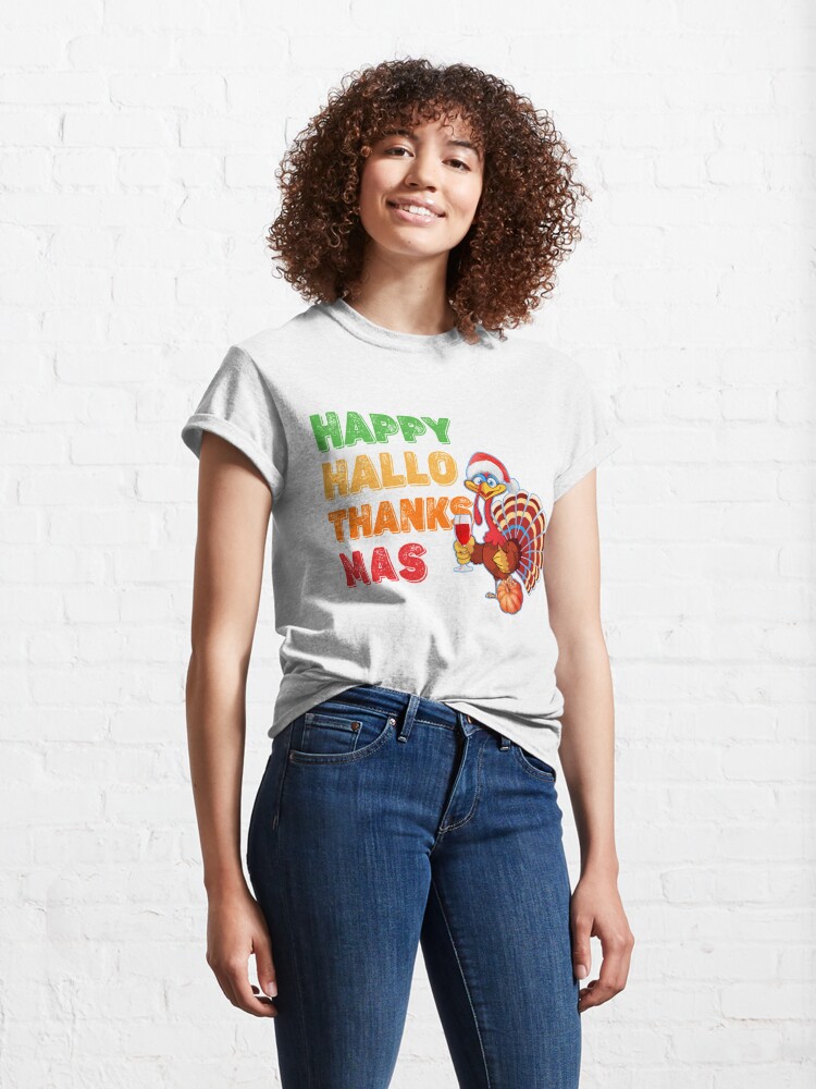 Discover Happy Hallothanksmas Classic T-Shirt