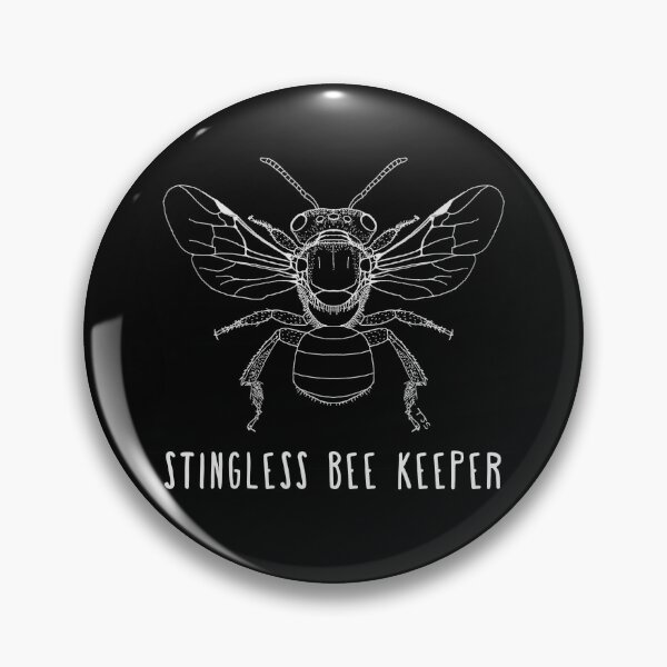 Item preview, Stingless Bee Keeper (white print) designed and sold by BeesScientific.