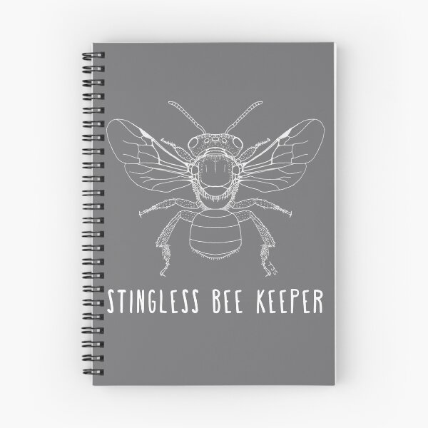 Item preview, Stingless Bee Keeper (white print) designed and sold by BeesScientific.